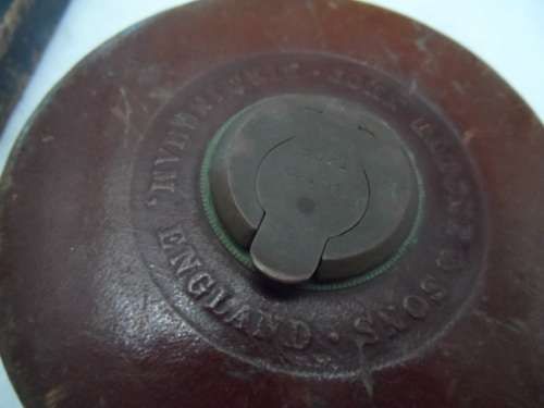 Rabones tape measure and small vintage wooden spirit level