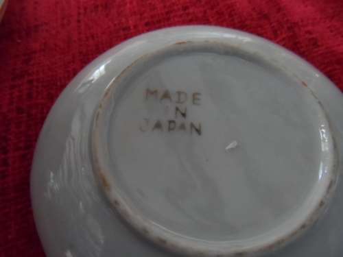Two beautiful cups and saucers  very thin china made in japan