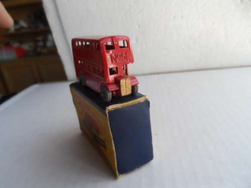 ORIGINAL MATCHBOX NO 5 LONDON BUS -PAPER DECALS EXC/B