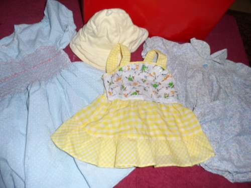 vintage dolls clothes smocked dress etc