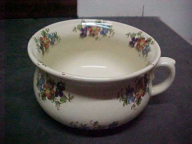 STUNNING SMALL CHAMBER POT 13.5CM DIAMETER 7CM TALL