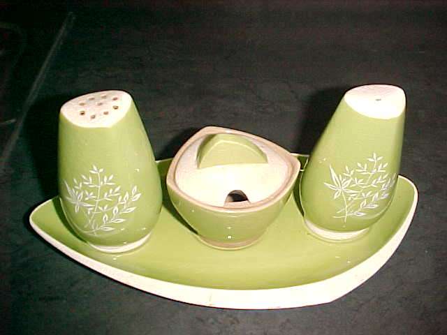 CARLTON WARE RETRO CRUET SET AROUND 50'S