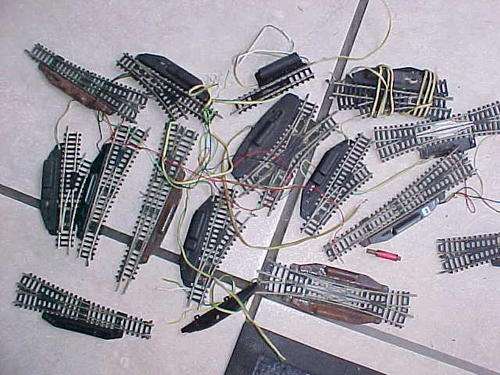 N GAUGE MINITRIX, ATLAS POINTS, CROSSOVER SWITCHES.