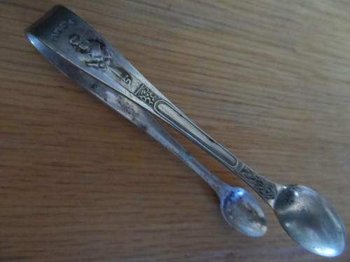 APOSTLE SUGAR TONGS EPNS