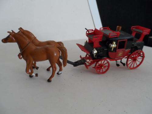 BRUMM  REDTOP HORSEDRAWN STAGE COACH [A4]