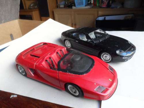 ASTON MARTIN DB7 BY GUILTOY AND MYTHOS  BY REVELL  1/18 DIECAST,