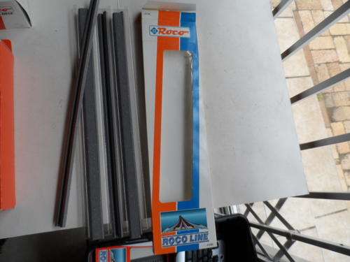 ROCO TRACK BALLAST,6 X  FOR LONG STRAIGHT BOXED