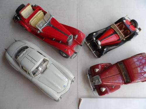 FIVE DIECAST OLDTIMERS , 1/24 SCALE