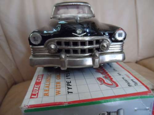 TINPLATE LUXE CAR CADILLAC, BOXED