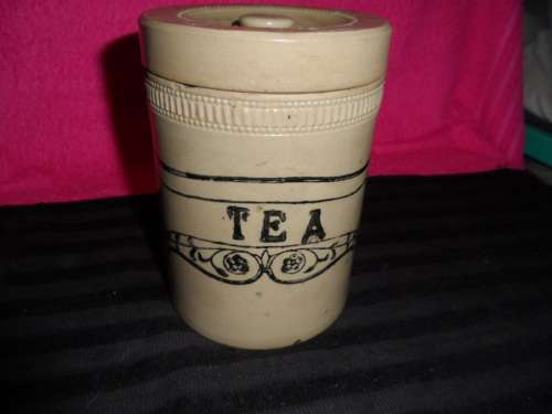 Vintage Pottery Tea canister