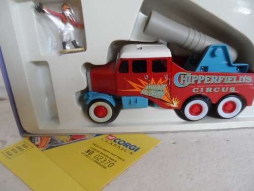 ORIGINAL CORGI CHIPPERFIELD CANNON TRUCK, MINT BOXED