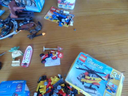 LEGO AND PLAYMOBIL LOT