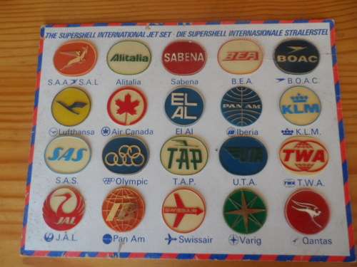 SUPERSHELL INTERNATIONAL JET SET -COMPLETE FROM SEVENTIES