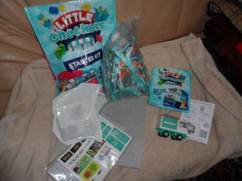 LITTLE CHECKERS LEGO STARTER PACK AND ALL 35 PACKS + TRUCK!!