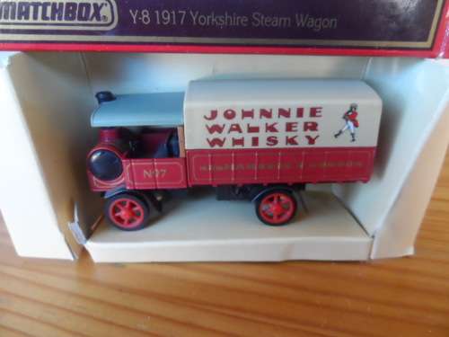 MATCHBOX Y8 1917 YORKSHIRE STEAM WAGON ' JOHNNY WALKER [M101]