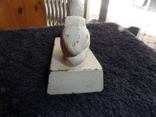 The cutest cast iron squirrel door stop painted