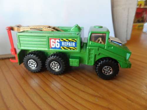 MATCHBOX BATTLE KINGS K110 RECOVERY VEHICLE GREEN [M200]