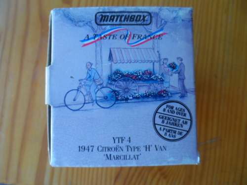 Matchbox YTF4 CITROEN TYPE H VAN `MARCILLAT` boxed [ m25]