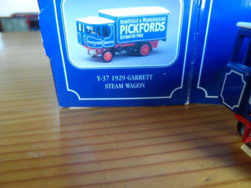 Matchbox Y37 1929 GARRETT STEAM WAGON boxed [ m74]