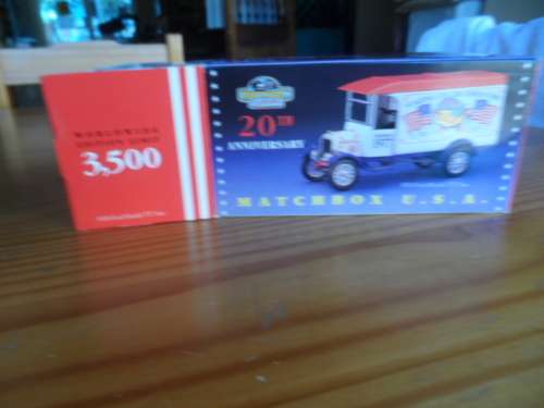 MATCHBOXYY039/SC 1926 Ford Model TT Van `USA 20th Annive #448 [ m302]