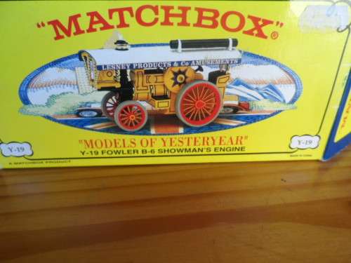Matchbox y19 fowlers b6 showmans engine      [BOXX1]