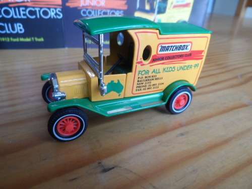 MATCHBOX Y012/SA 1912 Ford Model T Truck Junior Collectors Club  [X1]