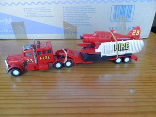MATCHBOX SUPERKINGS K134 FIRE SPOTTER PLANE TRANSPORTER [X2]