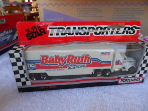 MATCHBOX SUPER STAR TRANSPORTER -WBABY RUTH RACING  [M555]