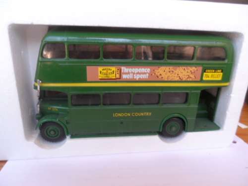 SOLIDO LONDON DOUBLE DECKER BUS GREEN [M100]