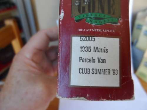 LLEDO MORRIS PARCELS VAN ` DAYS GONE SUMMER 1993` [M3]