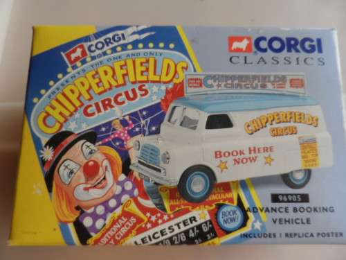 CORGI CHIPPERFIELDS ADVANCE BOOKING VEHICLE, MINT BOXED