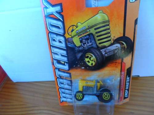 Matchbox Crop Master Vintage Style Farm Tractor `MBX National` Yellow  [m100]