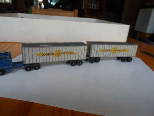 VINTAGE MATCHBOX LESNEY MAJOR PACK M-9 INTERSTATE FREIGHTER , COOPER-JARRETT  [M29]
