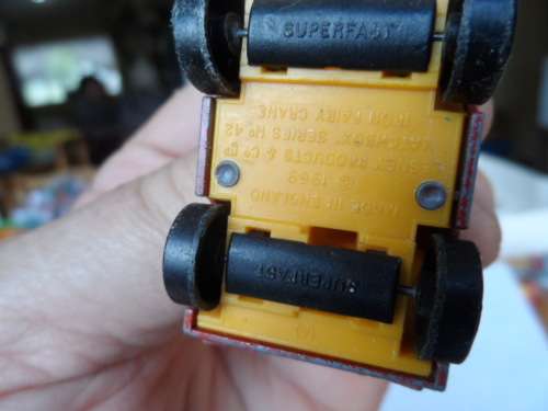 Matchbox Lesney Superfast MB42 Iron Fairy Crane-YELLOW BOOM
