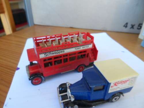 Matchbox bus and delivery truck. [308]