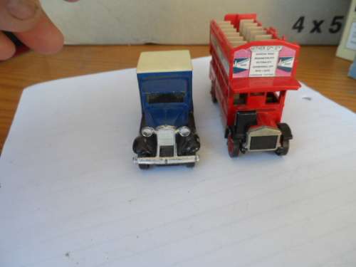 Matchbox bus and delivery truck. [308]