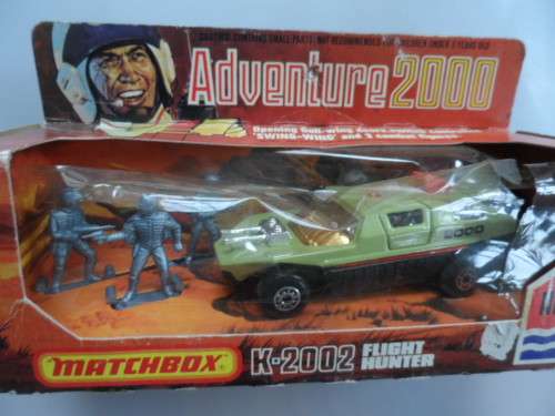 MATCHBOX Adventure 2000 Die-Cast K-2002 FLIGHT HUNTER from 1977, mint boxed