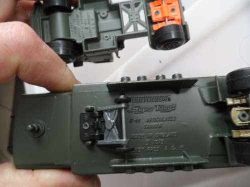 Vintage Matchbox Super Kings Military - K16/18 Ford LTS Series Tractor & Tanker  [M76]
