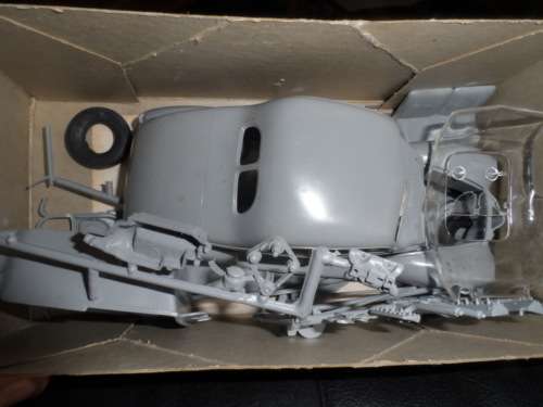 Vintage 1960s AMT 1940 Ford Deluxe Coupe 3 in 1 Model Kit Trophy Series unbuilt