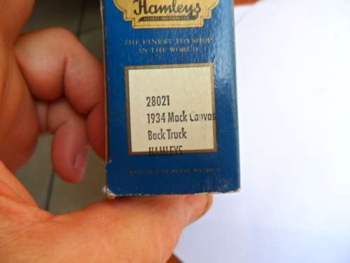 LLEDO 1934 CANVASS BACK TRUCK `HAMLEY`  [M4]