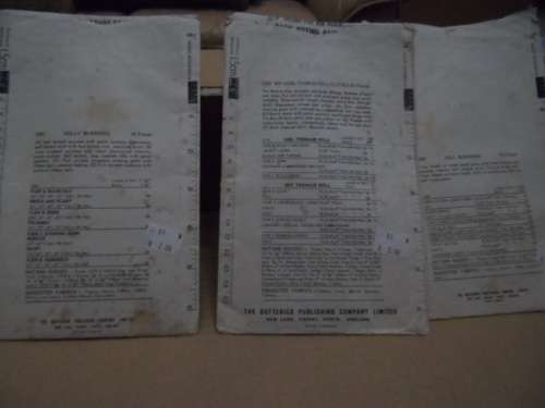 Very hard to find vintage barbie ken etc sewing patterns