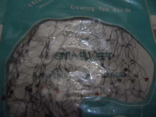 Very very vintage hair nets with beads sealed in their packets 4