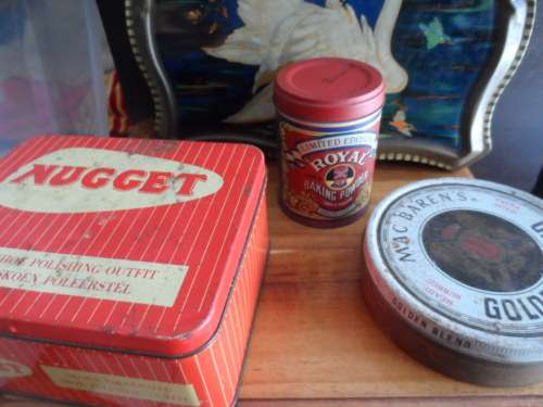 Vintage tins 4 in total
