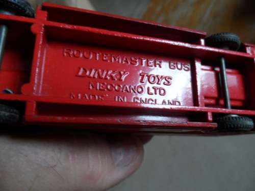 DINKY TOYS AEC ROUTEMASTER BUS, 289, from 1964 - rubber tyres
