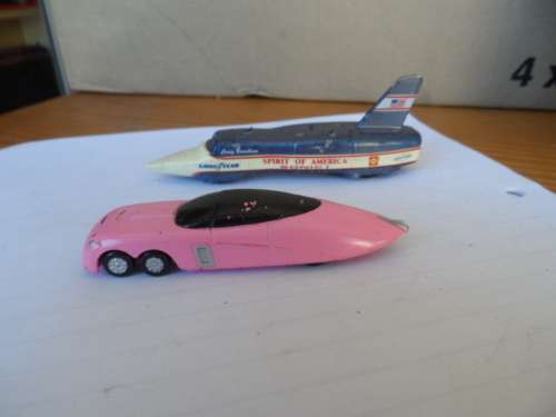 LLEDO 1965 SPIRIT OF AMERICA-SONIC 1 AND WT VENTURA . ONE BID FOR BOTH. [M75]