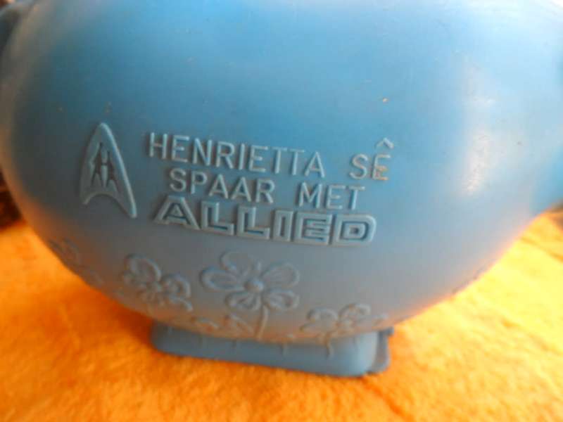 Henrietta Allied Money Box excellent condition