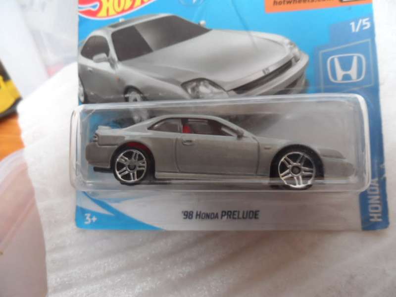 HOTWHEELS `98 HONDA PRELUDE `HW HONDA` SILVER 2020 SHORT CARD  [M55]