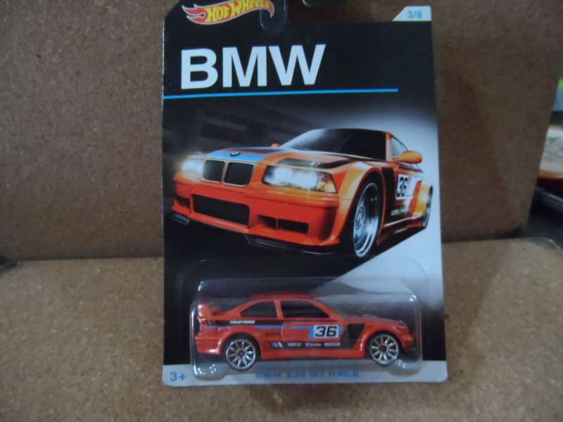 2016 Hot Wheels BMW E36 M3 Race Orange Red HW BMW Series #3 1:64 NIP 10sp   [m55]