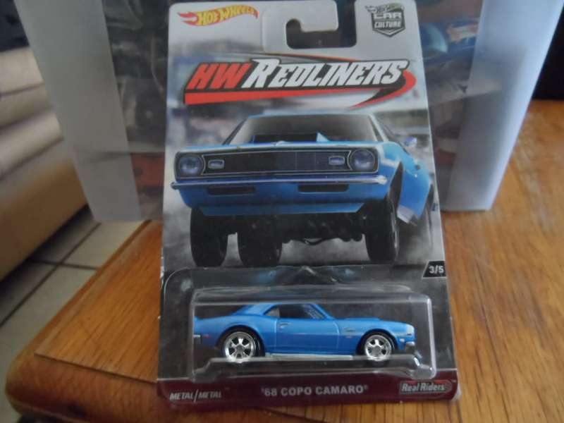2017 HOT WHEELS CAR CULTURE HW REDLINERS `68 COPO CAMARO   [m58]