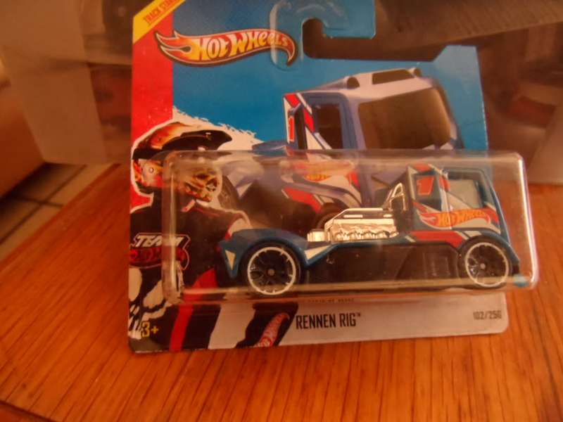 Hot Wheels rennen rig 102/250 blue     [m58]